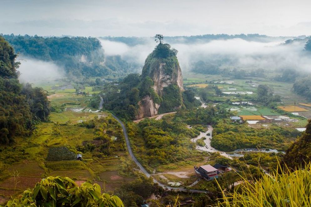 Objek Wisata Ngarai Sianok di Sumbar. Foto: SHUTTERSTOCK/M RIZAL PURNAWAN