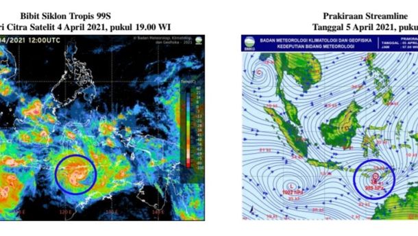 BMKG: Waspasai Potensi Cuaca Ekstrem dan Bencana Hidrometeorologi Hingga Selasa, 6 April 2021