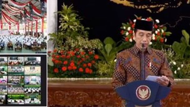  Saat Buka Munas  IX LDII  Tahun 2021, Presiden Jokowi Minta Terus Tingkatkan Toleransi dan Gotong Royong