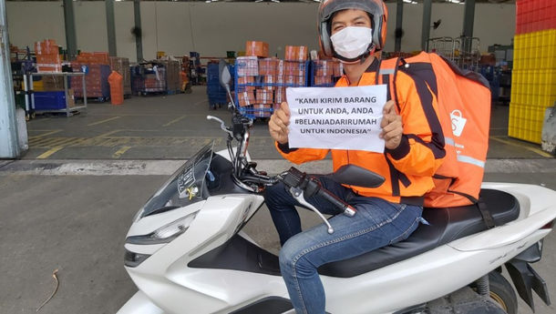 Gara-Gara Kurirnya  Mogok,  Pelanggan  Shopee Telat Terima Paket