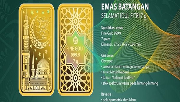 Antam Hadirkan Emas Edisi Lebaran untuk THR