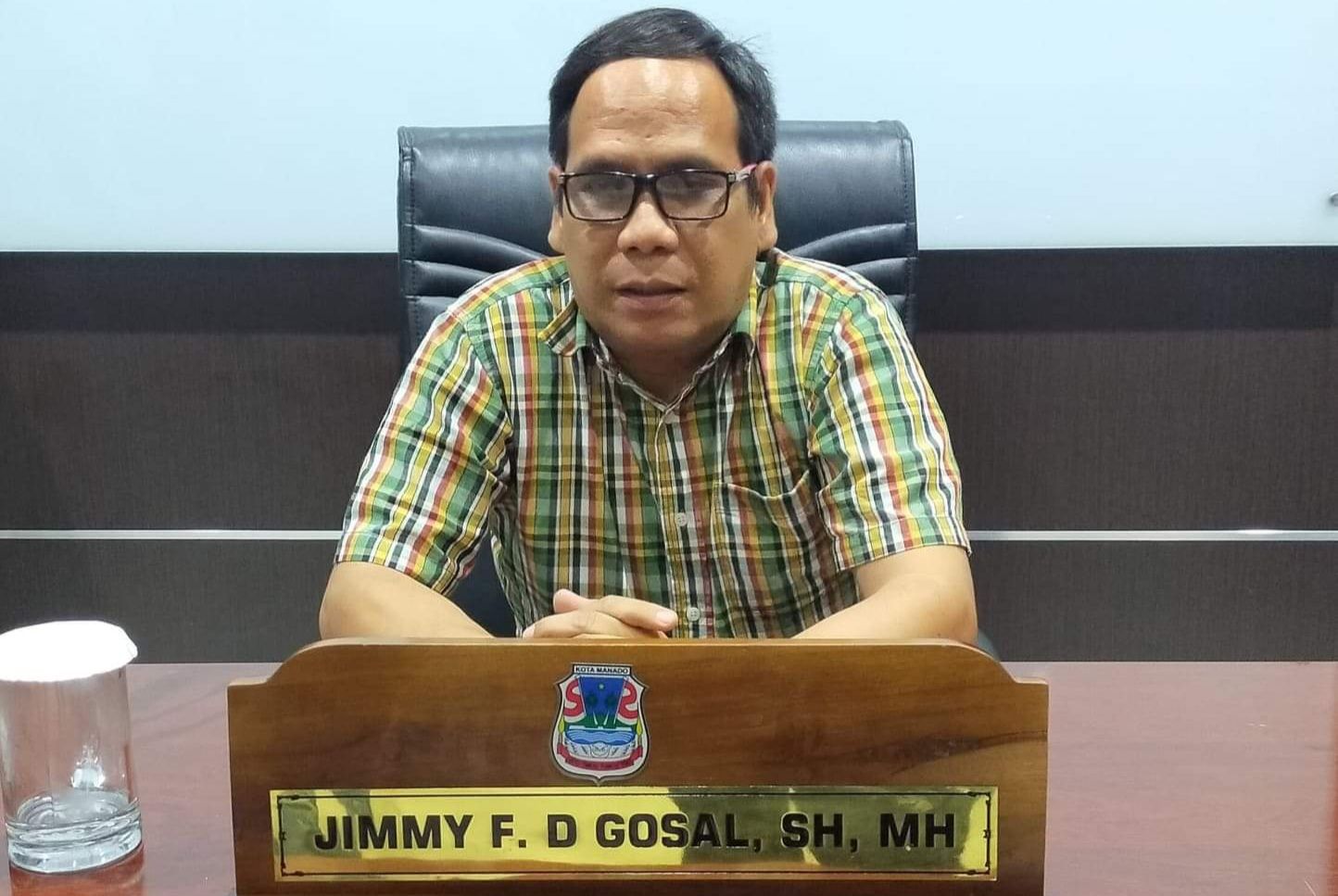 Anggota Komisi II DPRD Kota Manado, Jimmy Gosal. (Foto:istimewa)