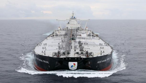 Bersandar di Tanggamus, Tanker Raksasa Pertamina Siap Layani Pasar Dunia