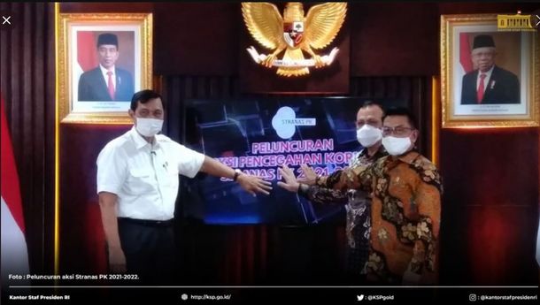 Cegah Korupsi, KSP Luncurkan Aksi Stranas PK Tahun 2021-2022 