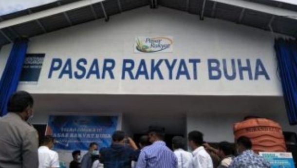 Dekat dengan TPA, Aktivitas Pasar Rakyat Buha Sepi Pengunjung