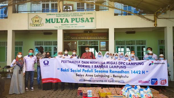 Pertamina - Hiswana Migas Baksos Ramadan ke Panti Asuhan dan Panti Rehabilitasi