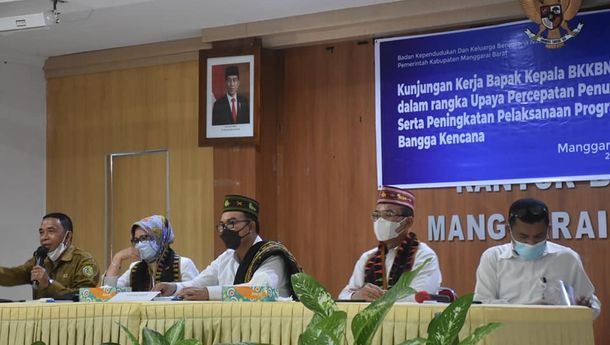 Percepat Penurunan Stunting dan Peningkatan Bangga Kencana, Kepala BKKN Kunjungi Manggara Barat