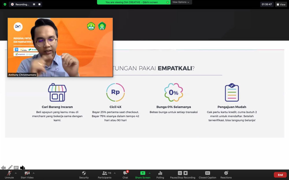(Foto: Anthony Christmantoro - Head of Marketing EmpatKali)