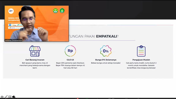 Mengenal Fintech P2P Lending Dan Manfaatnya Selama Masa Pandemi  Bersama Empatkali, Pundiku & Teman Prima di Universitas Riau
