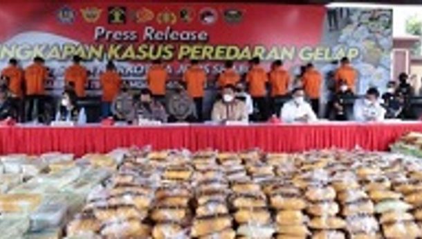 Polri Ungkap Peredaran 2,5 Ton Sabu, 10,1 Juta Jiwa Terselamatkan 