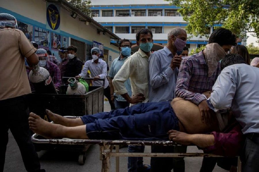 <p>Pasien-pasien COVID-19 di India kekurangan oksigen / Reuters </p>

