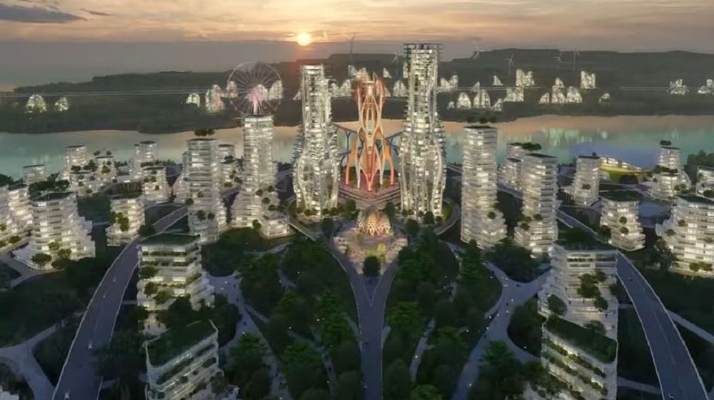 <p>Pradesain Istana Negara di calon ibu kota baru di Kalimantan Timur / YouTube Presiden Joko Widodo</p>
