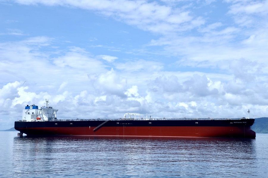 <p>Kapal tanker raksasa Pertamina Pride dibuat di Jepang / Dok. Pertamina</p>
