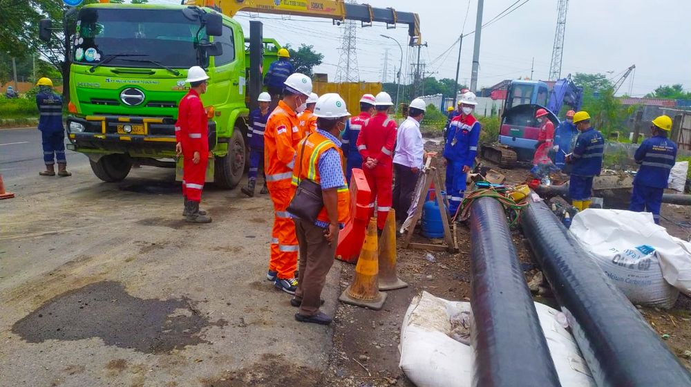 <p>Proyek interkoneksi pipa gas  / Dok. PGN</p>
