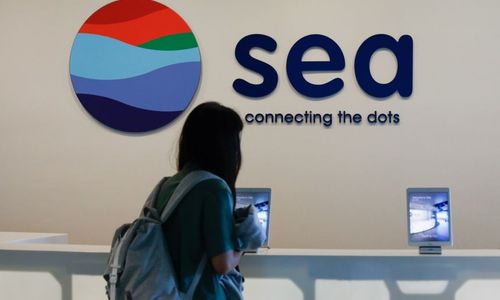<p>Lambang SEA Limited Singapura / Straits Times</p>
