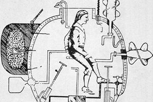 <p>Salah satu desain kapal selam pertama/National Interest</p>
