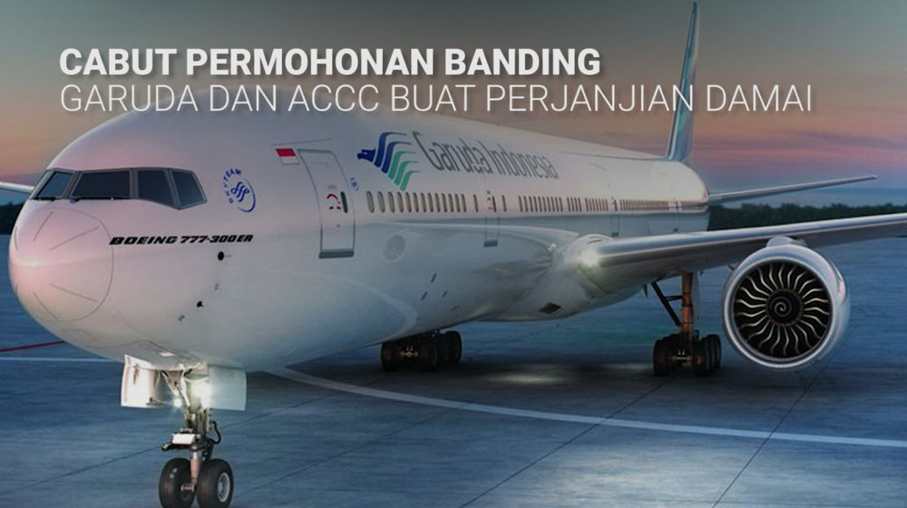 Cabut Permohonan Banding, PT Garuda Indonesia dan Komisi Persaingan Usaha Australia Damai