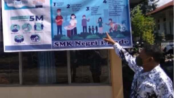 Kembali Belajar Tatap Muka SMKN l Ende Tetap Taat Prokes