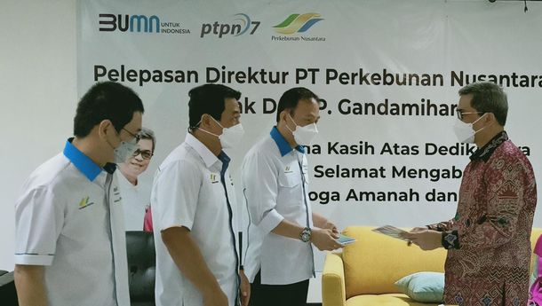 Direktur PTPN VII Pindah Tugas ke PTPN Holding