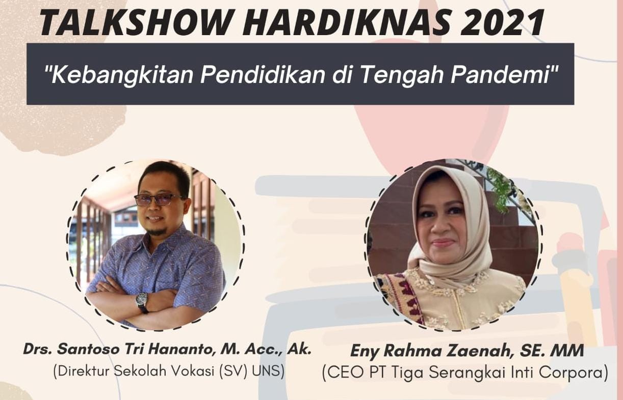 Talk show Hardiknas 2021 secara daring dengan tema Kebangkitan Pendidikan di Tengah Pandemi yang digelar Minggu (2/5/2021). Foto: Istimewa