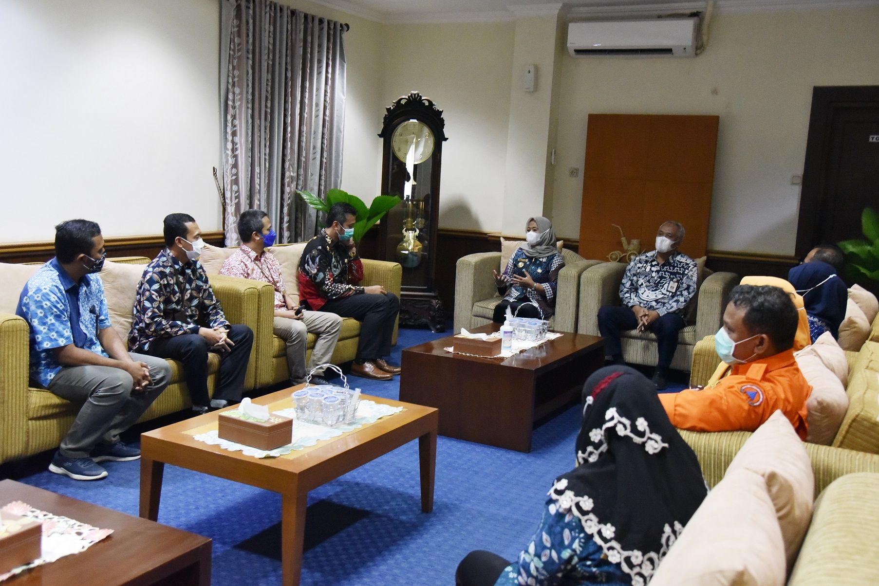Suasana audensi PLN dengan Bupati Sleman