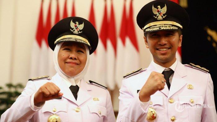 Gubernur Jatim Khofifah Indar Parawansa dan Wakil Gubernur Emil Elistianto Dardak/Istimewa