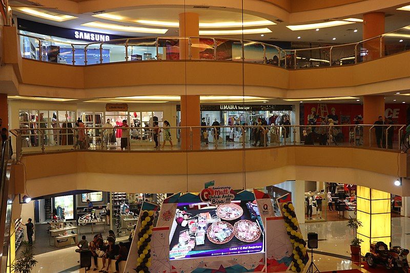 Q Mall Banjarbaru, salah satu mal di Kota Idaman yang bakal ditutup sementara selama libur lebaran.  Source: Ist