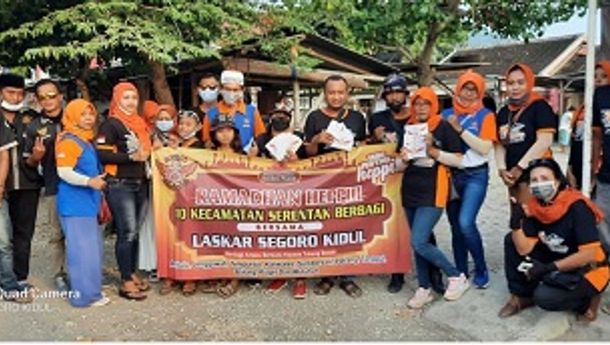 300 Tukang Becak di 10 Kecamatan Menikmati Ramadhan Heppiii yang Digelar LSK Jember