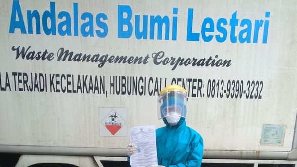 Ini Cara Pengolahan Limbah Medis COVID-19 di Semen Padang Hospital