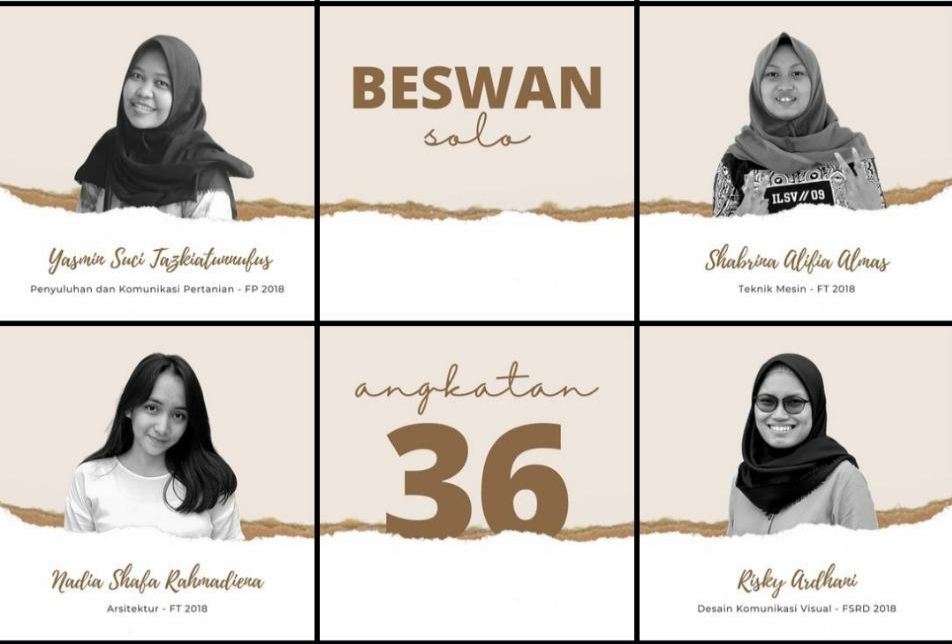 Penerima beswan Djarum UNS berbagi tips (foto:soloaja.co)