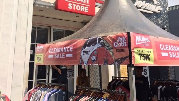 JakCloth Umumkan akan Tutup 18 Gerai