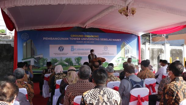 UNS Bangun Tower Sebelas Lantai Setinggi 76 Meter