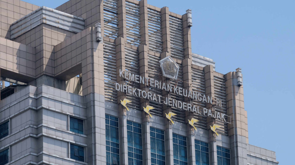 Ilustrasi kantor Direktorat Jenderal Pajak Kementerian Keuangan RI, di kawasan Gatot Subroto, Jakarta.