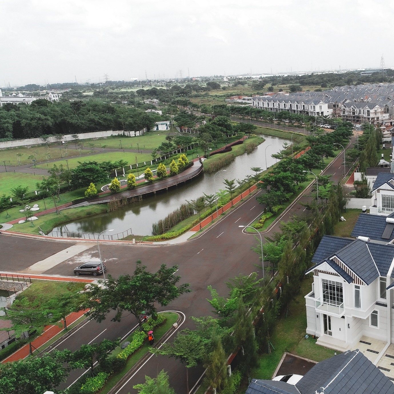 <p>Eco-corridor Lavon I di kawasan Swancity, Tangerang. (Foto: dok. Swancity)</p>