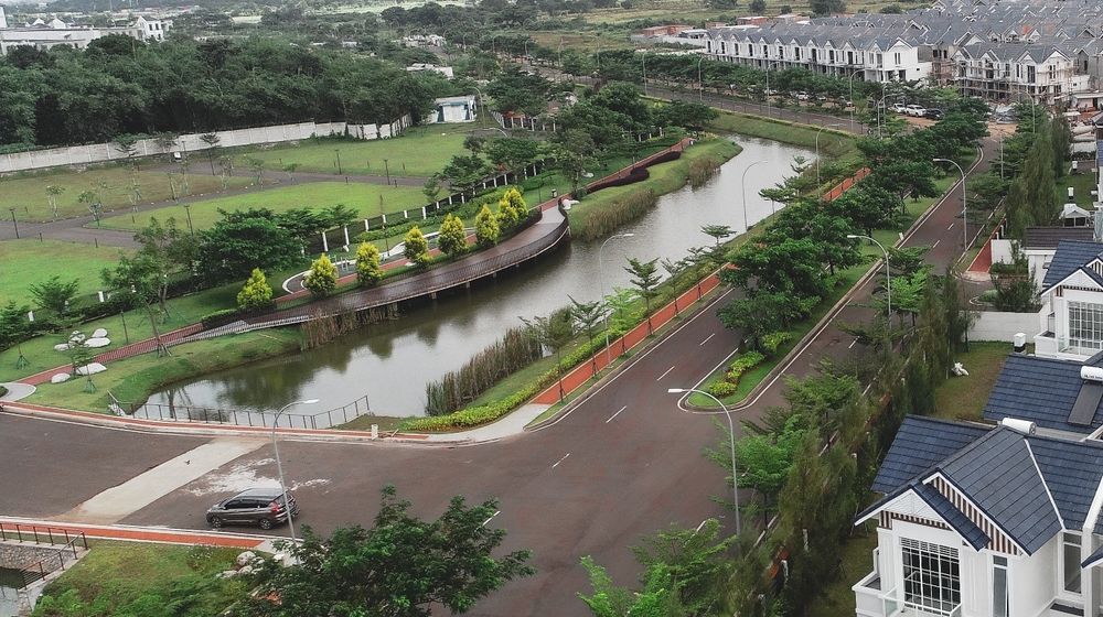 <p>Eco-corridor Lavon I di kawasan Swancity, Tangerang. (Foto: dok. Swancity)</p>