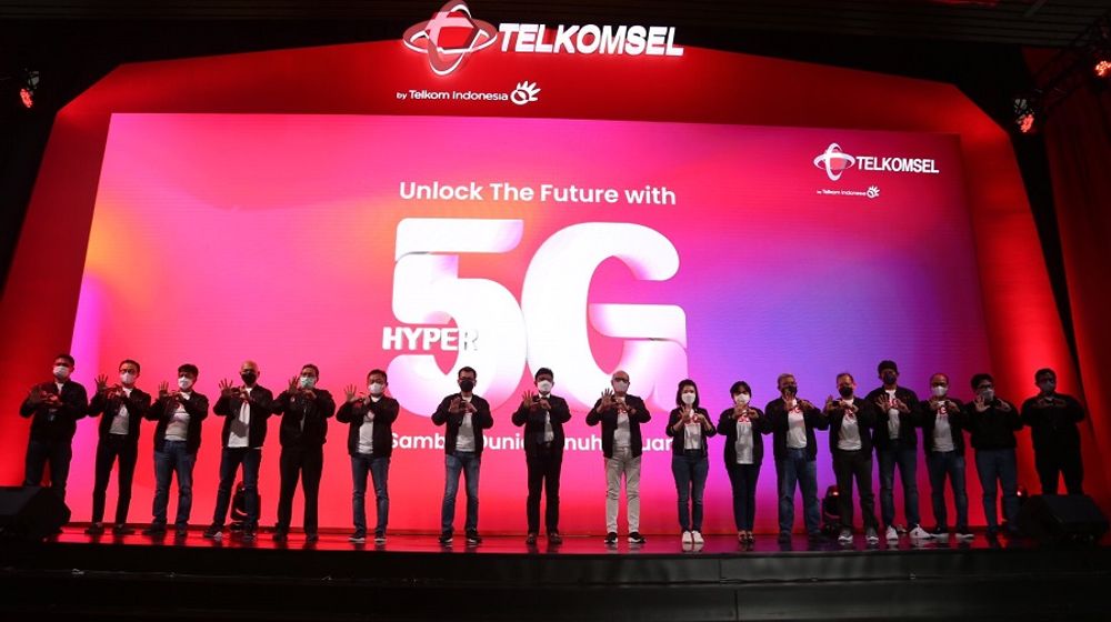 <p>Peluncuran jaringan 5G Telkomsel / Dok. Telkomsel</p>