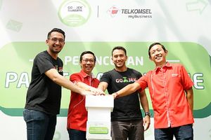 <p>Kerja sama Telkomsel dan Gojek / Dok. Telkomsel</p>

