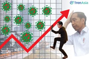 <p>Ilustrasi pemerintah berupaya menahan dampak COVID-19 terhadap pertumbuhan ekonomi nasional. Grafis: Azka Yusra/TrenAsia </p>