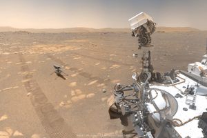 Berhasil Mendarat di Mars, Robot Penjelajah China Kirimkan Citra Planet Merah