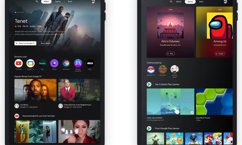 Google luncurkan fitur Entertainment Space, bikin tablet Android layaknya Google TV