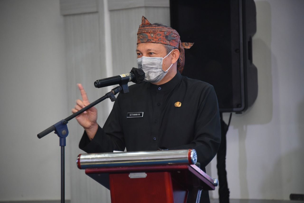 Sekda Jabar Setiawan Wangsaatmaja.