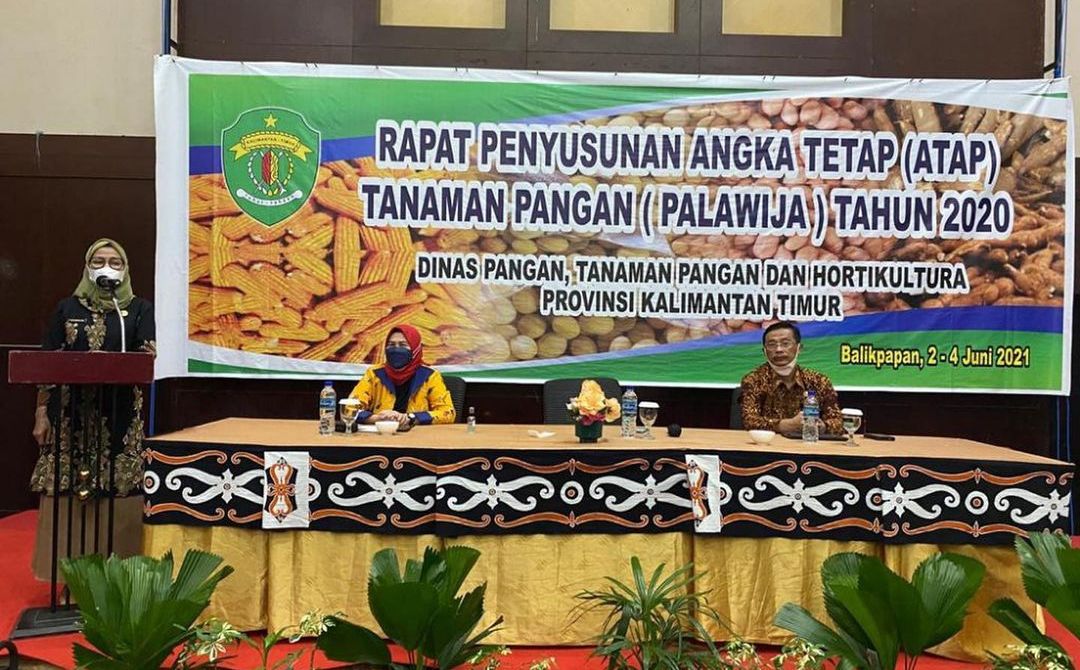 Rapat penyusunan Atap oleh Dinas Pangan Tanaman Pangan dan Hortikultura pada Jumat (4/6/2021)