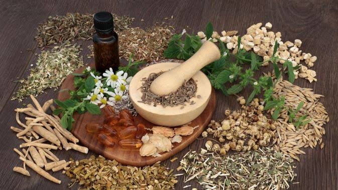 Ilustrasi obat herbal