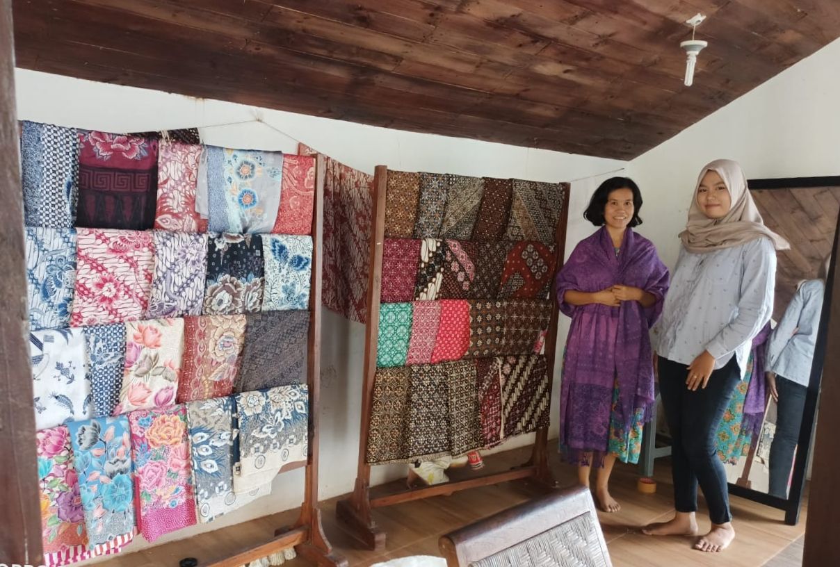 Batik Nitik Jogjakarta eksis dengan inovasi (foto:Sintya)