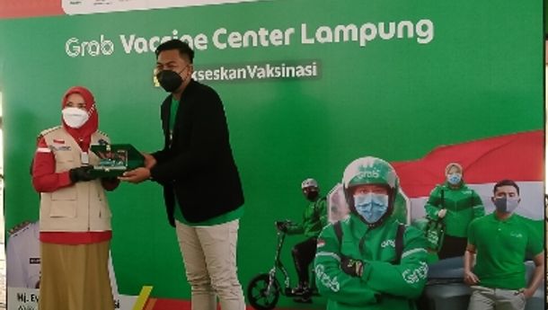 Grab Kolaborasi Bersama Pemkot Bandarlampung Helat Grab Vaccine Center