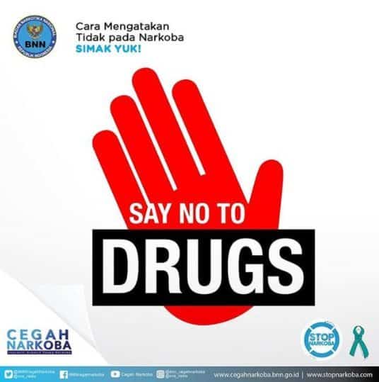 cegah narkoba dengan say no to drug