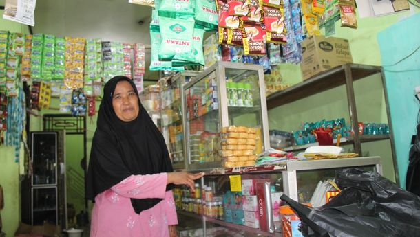 UMKM Warung Septi, Mitra Binaan PTPN VII Berjuang Melawan Pandemi