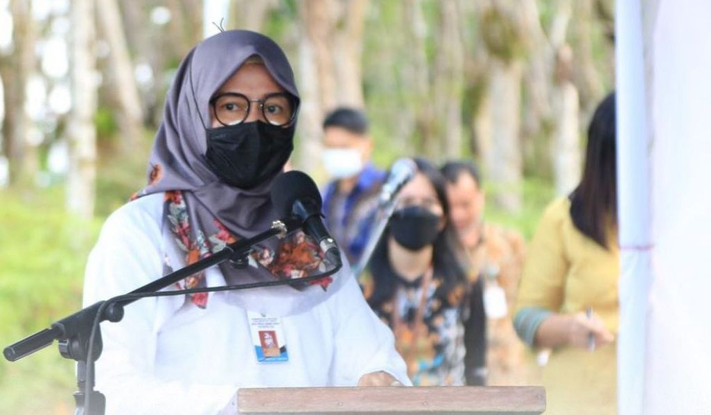 Kepala Dinas Pangan Tanaman Pangan dan Hortikultura Kaltim Siti Farisyah Yana 
