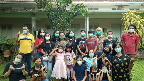 Sinau Bareng Bruder Danang FC, Mari Hidup Saling Mengasihi 