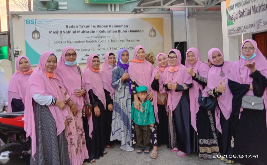 Silaturahmi Majelis SIAM.Sulut yang digelar dimesjid Sabilal Muhtadin. (Foto:istimewa)